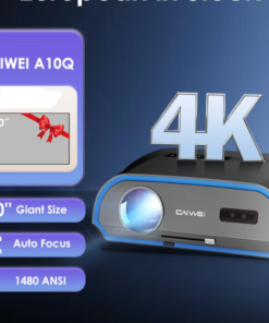 CAIWEI 4k 15000 Lumens Full HD Projector with Laser Experience Home Theater Cinema Outdoor Movie Projectors for Smartphone