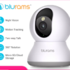 Blurams 2.4GHz WiFi Indoor Camera, 2K, 360° PTZ Pet Dog IP CCTV Camera with Phone App, 2-Way Talk, Night Vision, for Home Securi