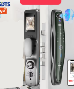 Tuya Smart 3D Face Door Lock Security Face & Camera Monitor Intelligent Fingerprint Password Biometric Electronic Key Unlock